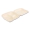 Boardwalk Bagasse PFAS-Free Food Containers, 3-Compartment, 9 x 1.93 x 9, White, Bamboo/Sugarcane, 200PK HL-93BW-NPFA - alternate 3